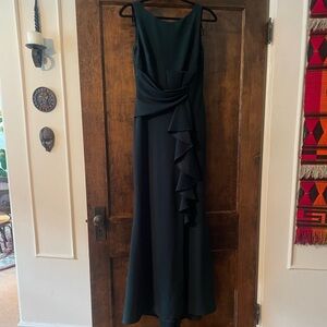 Formal dress emerald green